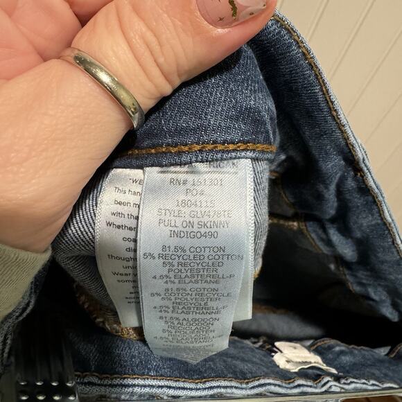 Good American Pull On Skinny Jeans Size XL - Picture 6 of 6